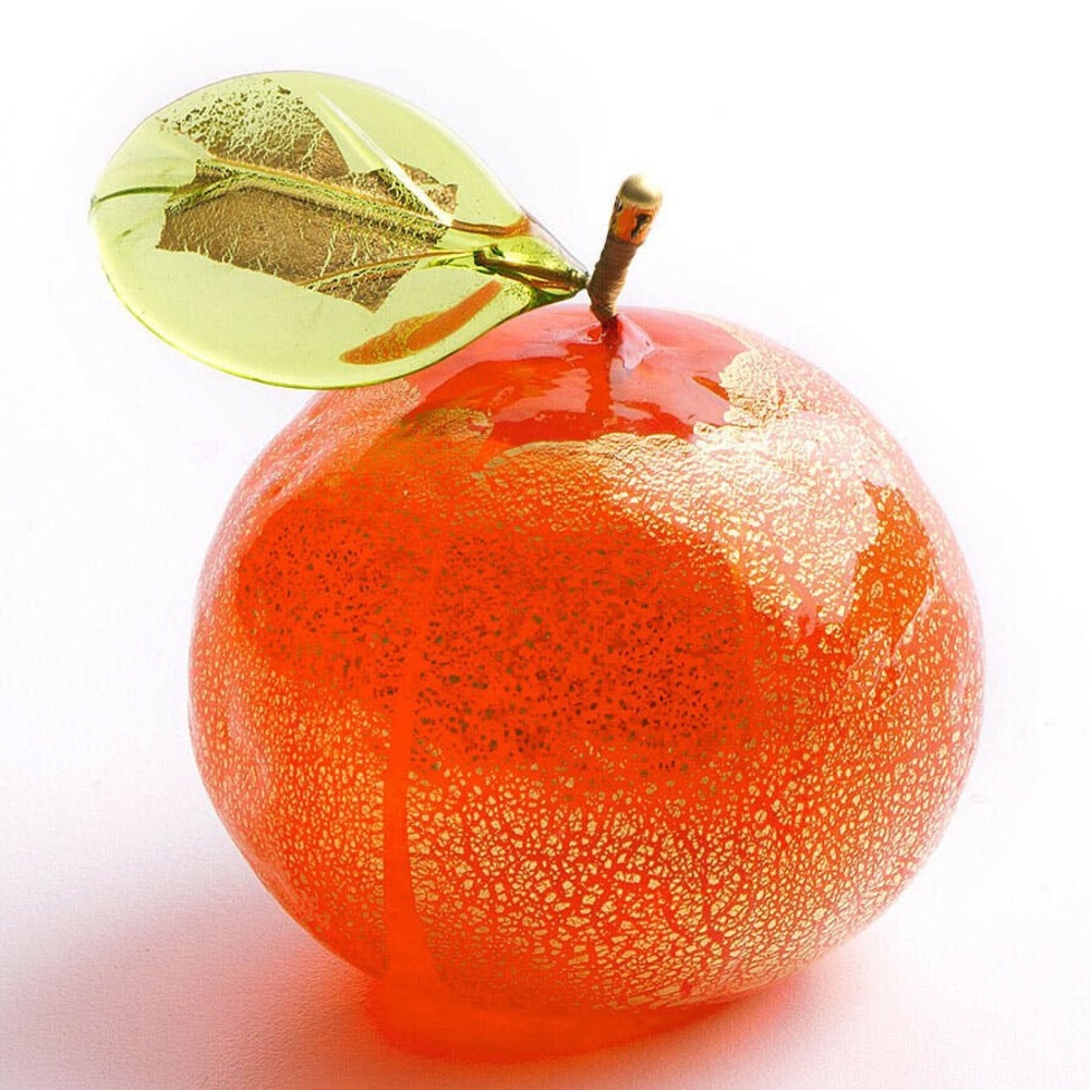 Murano Glass, Blown Glass Mandarin Orange